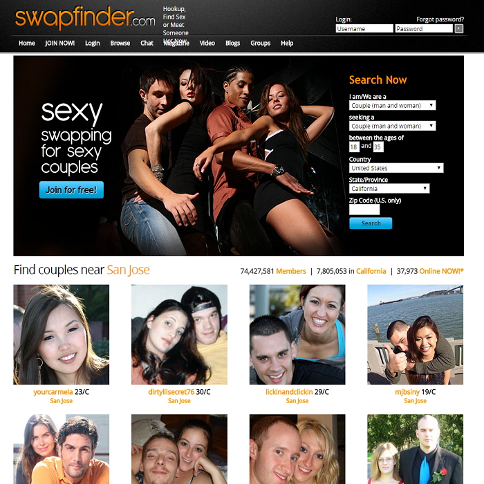 Swap Finder Homepage